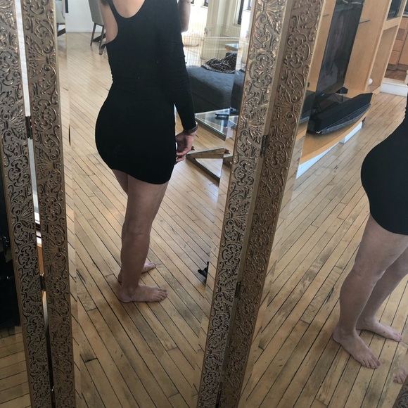 One shoulder Solemio cutout dress - Picture 2 of 3